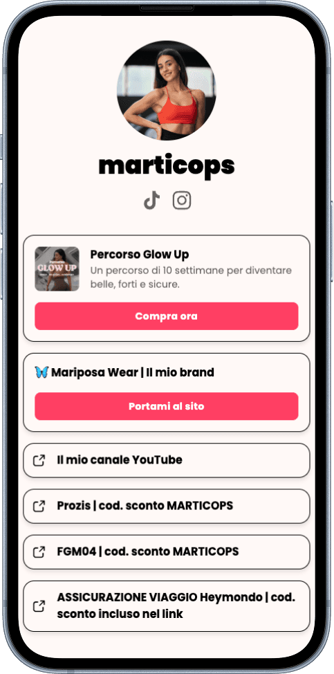 Martina phone mockup